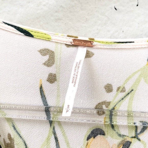 Free People Bella Printed Tunic Mini Dress Small - Picture 4 of 5